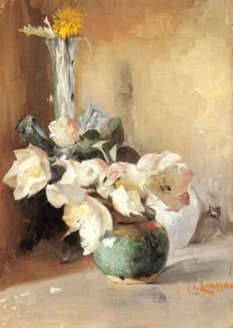 Christmas Roses by Carl Larsson